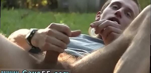  Guys outdoor peeing gay first time Streched Out with Joey Ray